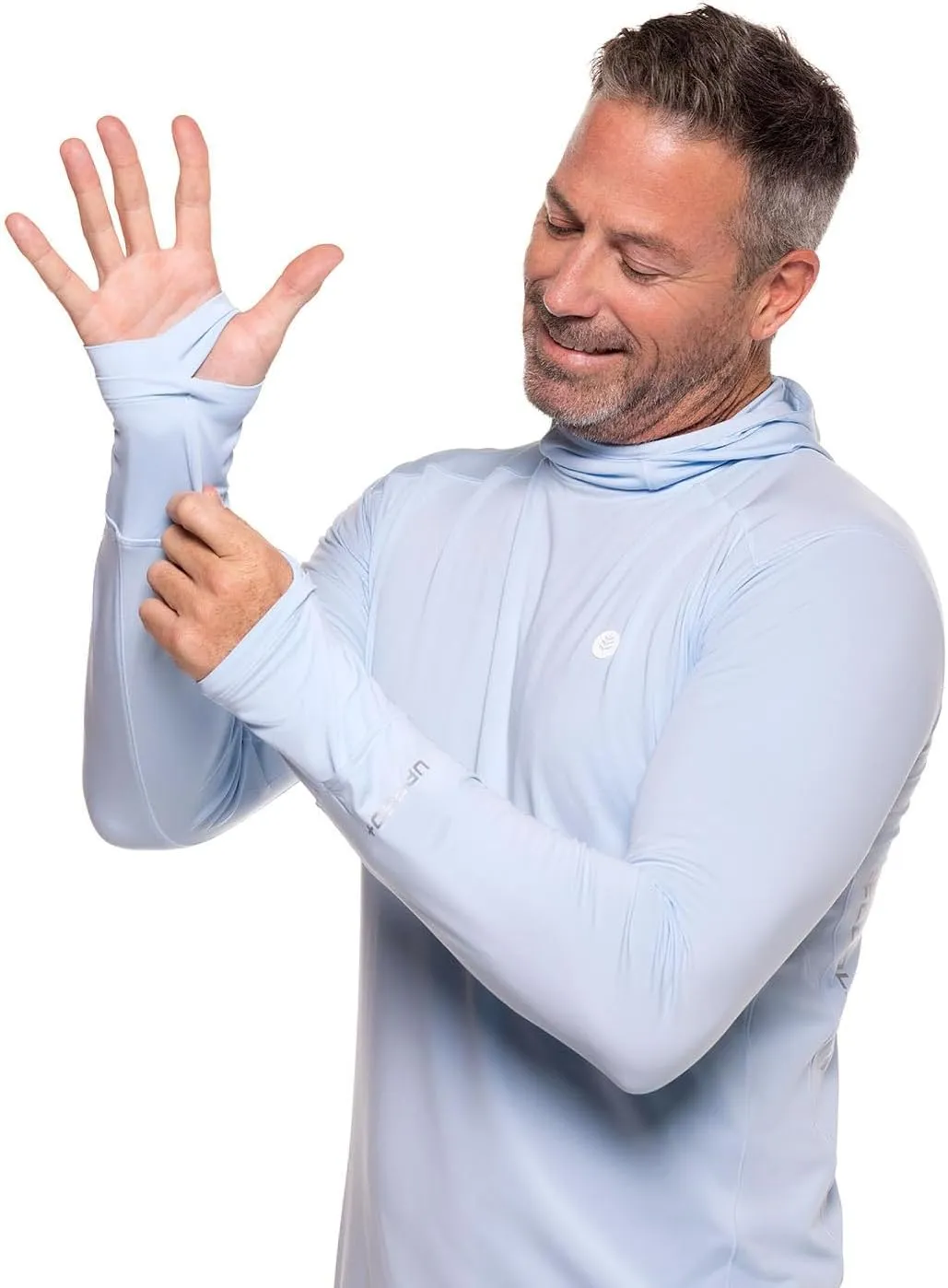 Coolibar UPF 50  Men's Agility Performance Hoodie - Sun Protective