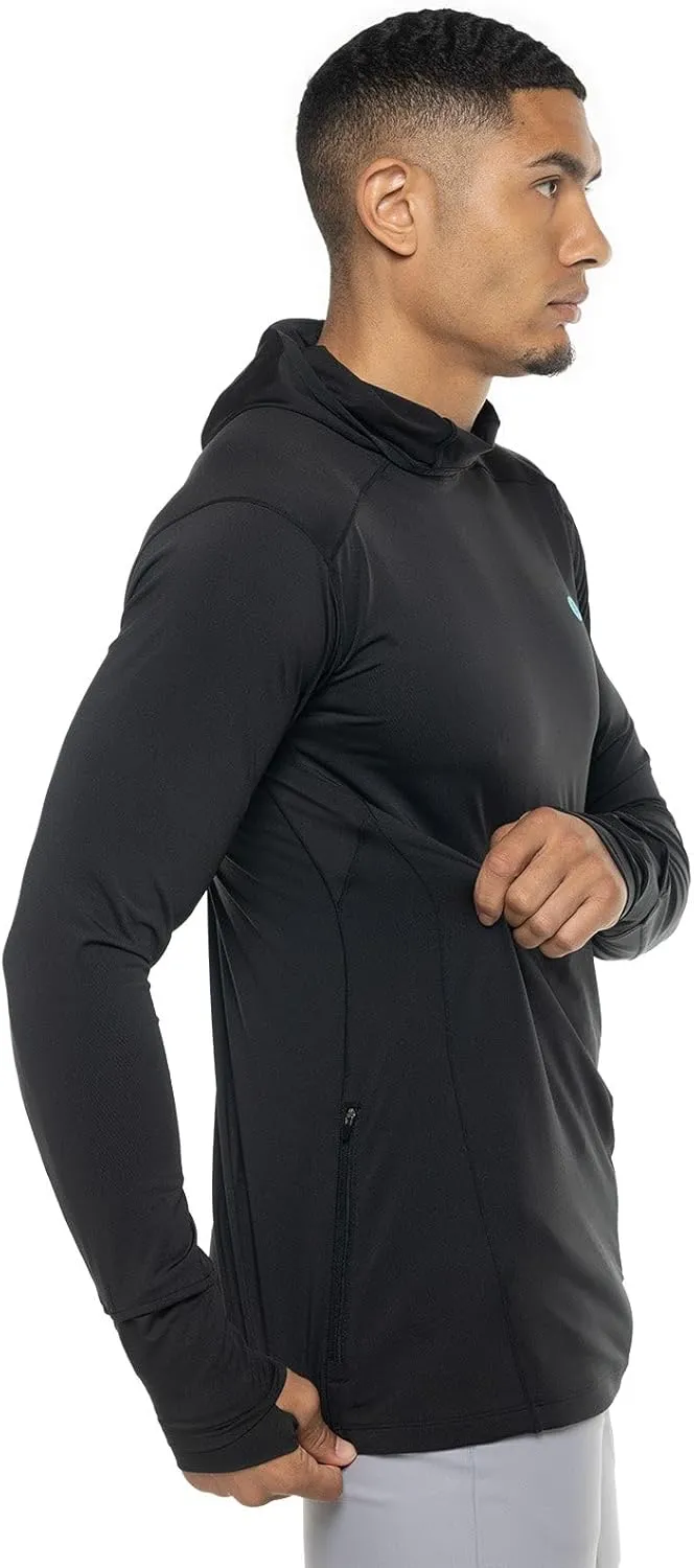 Coolibar UPF 50  Men's Agility Performance Hoodie - Sun Protective