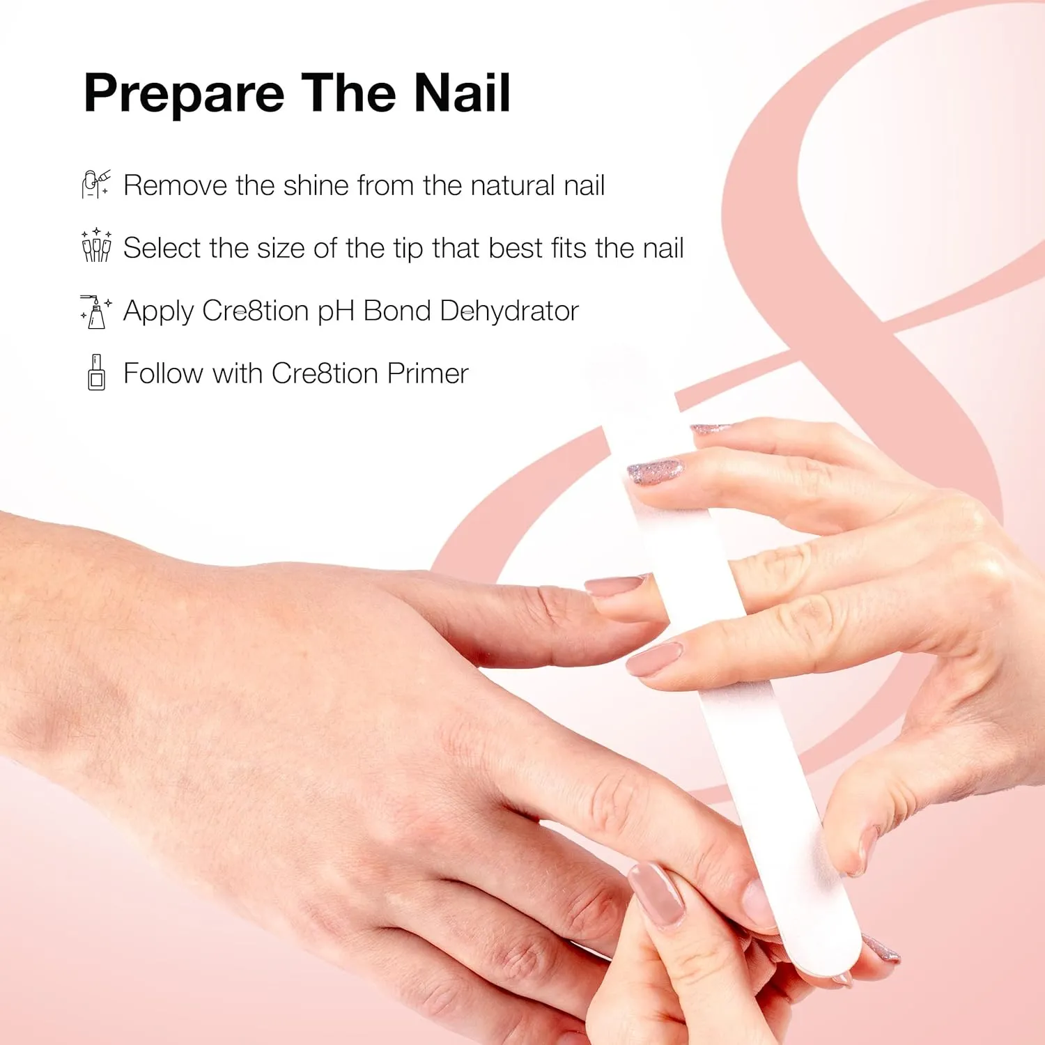 Cre8tion Soft Gel Nail Tips, Medium Almond Shape, 602 Tips in 14 Sizes (00-9) for Professional Nail Extensions