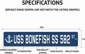 Creek CHUB Street Sign Minnow Freshwater Fishing Fisherman Streams | Indoor/Outdoor | 30" Wide