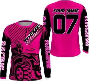 Custom Quad Racing Jersey Kid Men Women UPF30  ATV Motocross Off-Road Shirt Extreme ATV MX Racing Rider PDT751