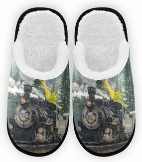 Cute Red Panda Slippers, Soft Memory Foam Non-Slip Indoor House Slippers Home Shoes for Bedroom Travel Hotel Spa