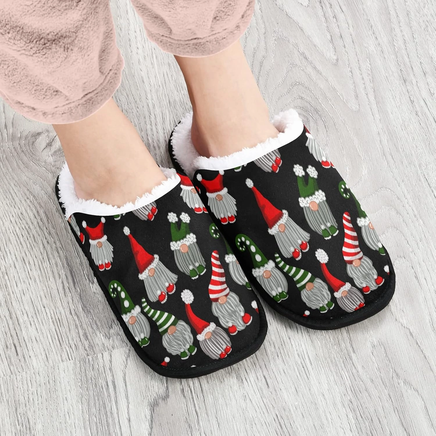 Cute Red Panda Slippers, Soft Memory Foam Non-Slip Indoor House Slippers Home Shoes for Bedroom Travel Hotel Spa