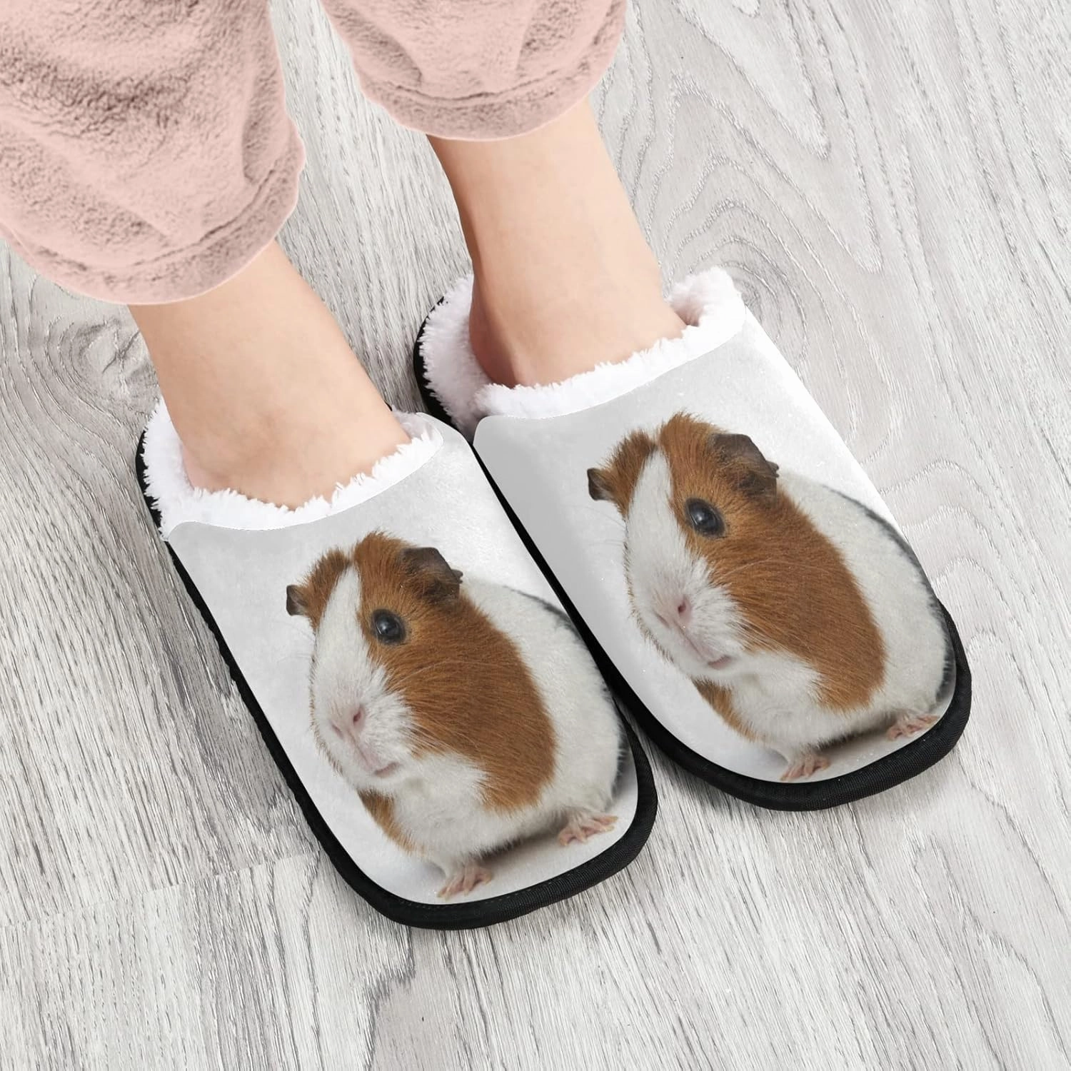 Cute Red Panda Slippers, Soft Memory Foam Non-Slip Indoor House Slippers Home Shoes for Bedroom Travel Hotel Spa