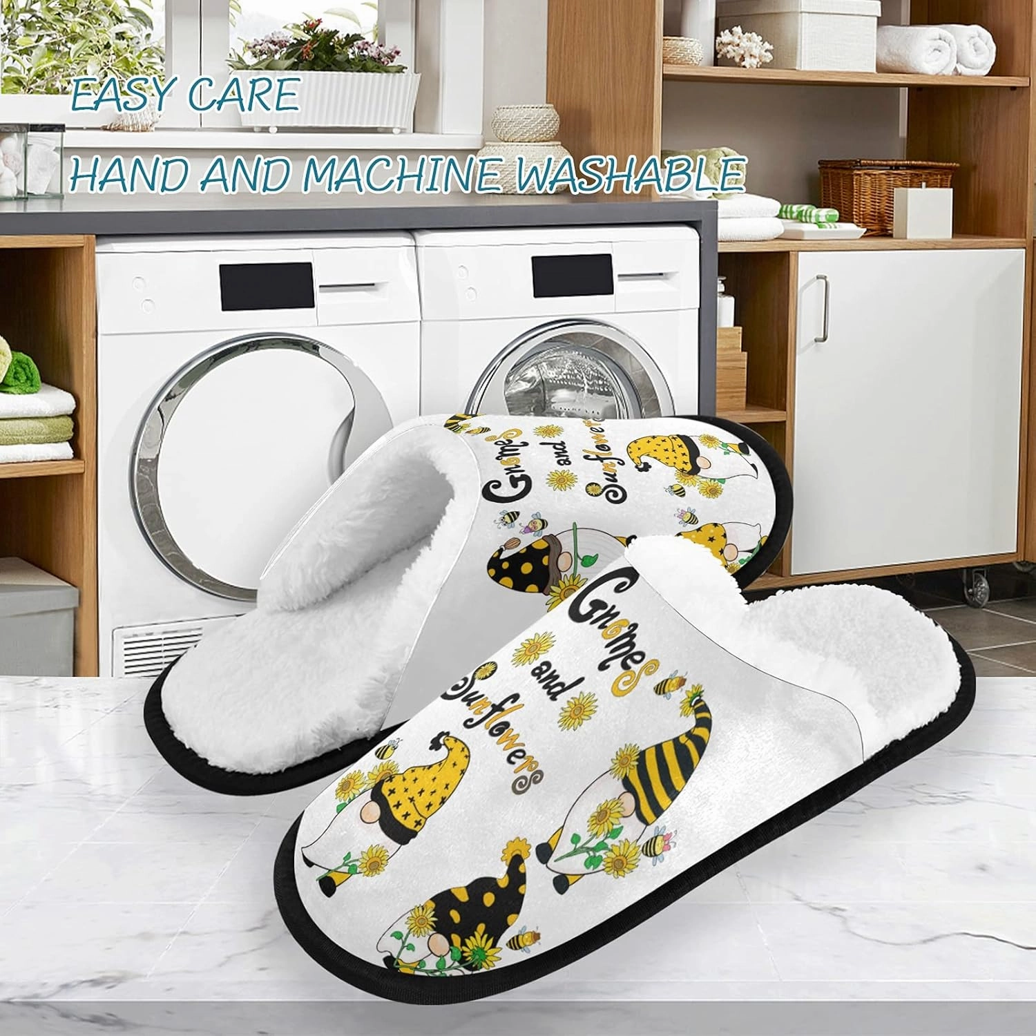 Cute Red Panda Slippers, Soft Memory Foam Non-Slip Indoor House Slippers Home Shoes for Bedroom Travel Hotel Spa