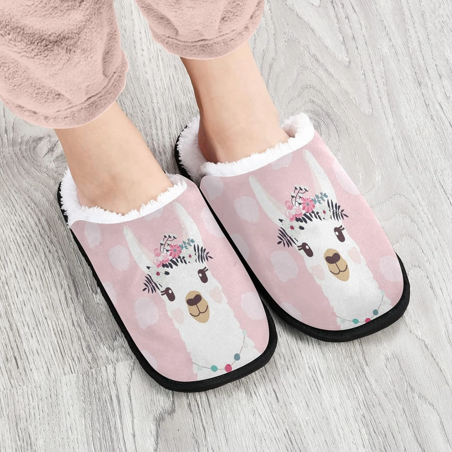 Cute Red Panda Slippers, Soft Memory Foam Non-Slip Indoor House Slippers Home Shoes for Bedroom Travel Hotel Spa