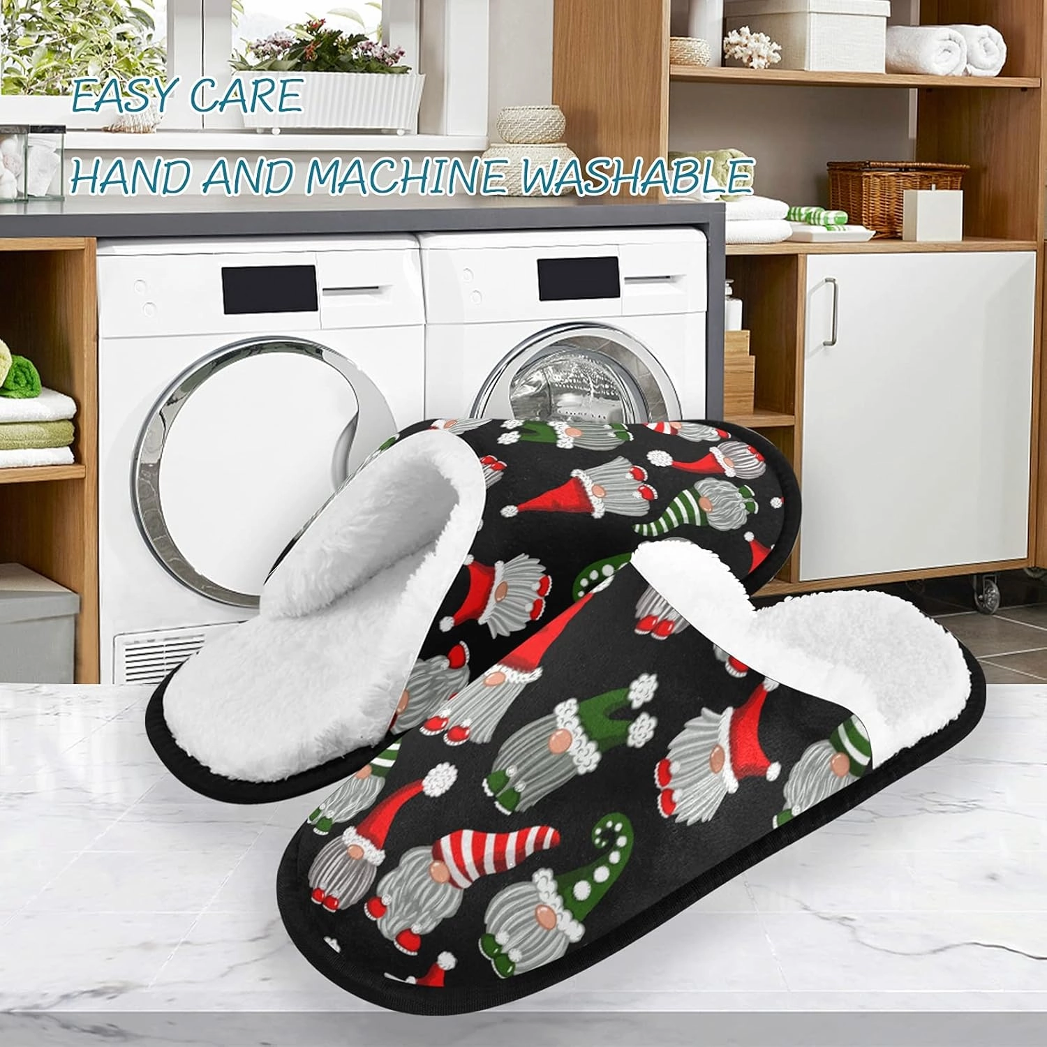 Cute Red Panda Slippers, Soft Memory Foam Non-Slip Indoor House Slippers Home Shoes for Bedroom Travel Hotel Spa
