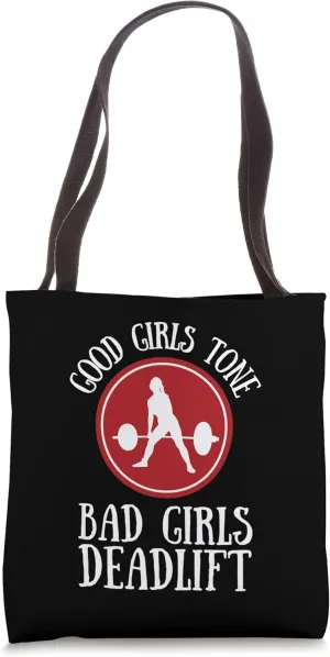 Deadlift Powerlifting Weightlifting Compound Exercises Tote Bag