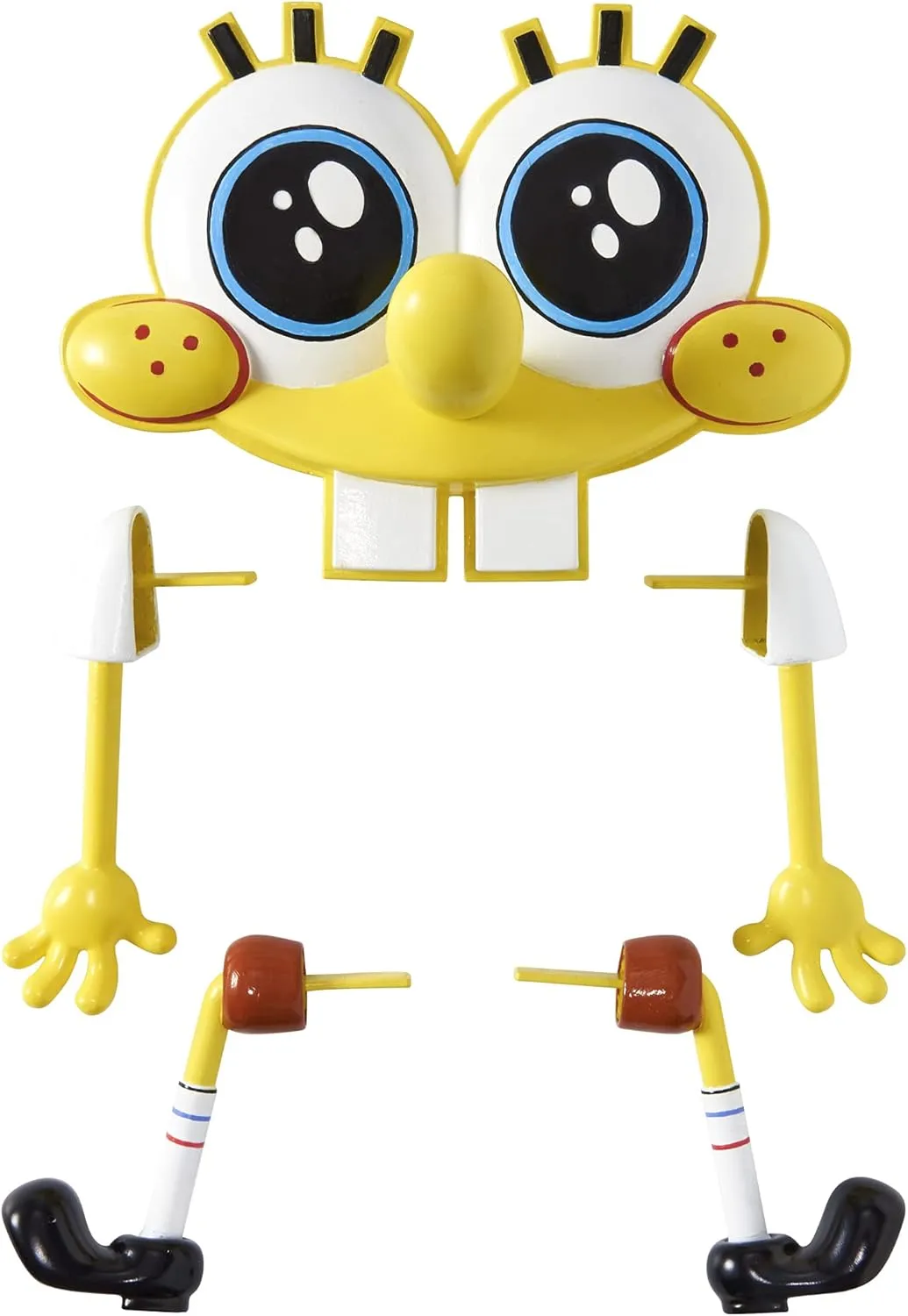 DecoSet® SpongeBob SquarePants™ Creations Cake Topper, 5-Piece Birthday Party Set with Eye-Popping Face and 2 Arms and 2 Legs