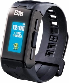 Digimon Vital Bracelet | Interactive Fitness Tracker with Step Counter, Heart Rate Monitor, Digital Watch and Virtual Pet | Train Your Digimon and Battle Your Friends | Colour Black (Free APP)