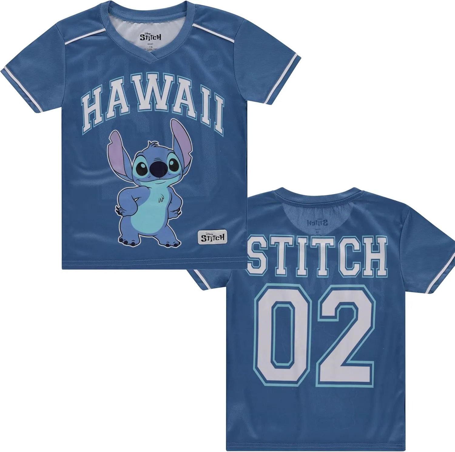 Disney Girls Lilo & Stitch Soccer Jersey T-Shirt - Girls Sizes 4-16