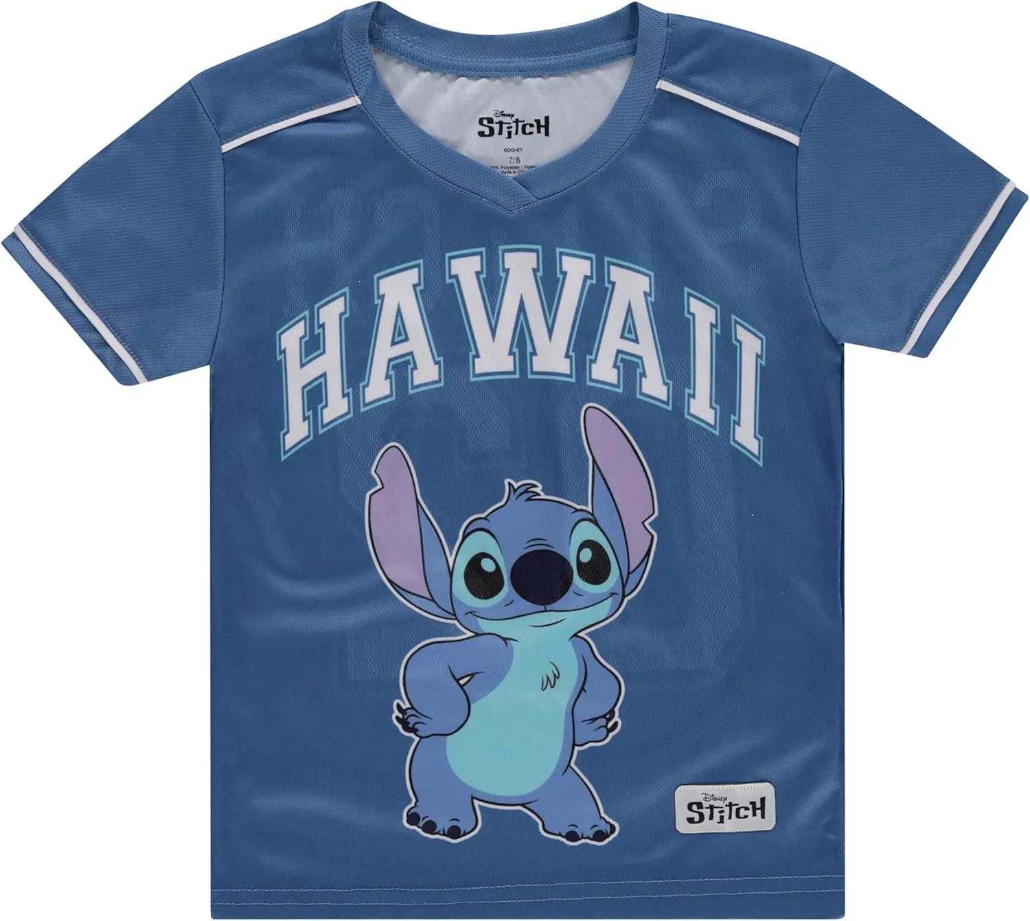 Disney Girls Lilo & Stitch Soccer Jersey T-Shirt - Girls Sizes 4-16