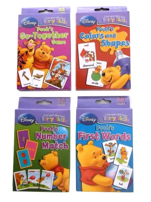 Disney Winnie the Pooh Learning Cards (Set of 4 Decks)