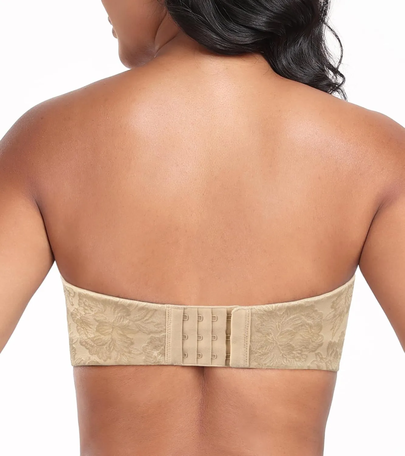 DotVol Women Hand Shape Custom Lift Invisible Wirefree Anti-Slip Strapless Push Up Bra