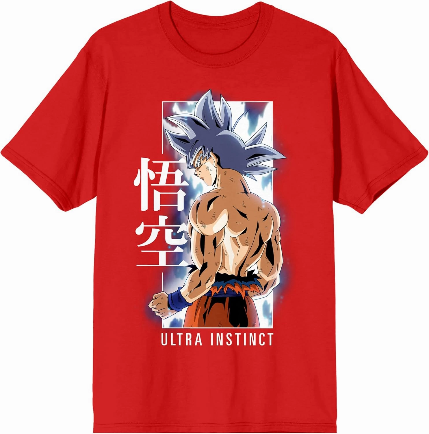 Dragonball Z Super Ultra Instinct Men's Black Graphic Crew Neck Tee