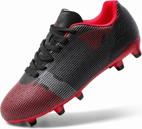 DREAM PAIRS Boys Girls Soccer Cleats Youth Firm Groud Athletic Outdoor Trainning Football Shoes for Little/Big Kid