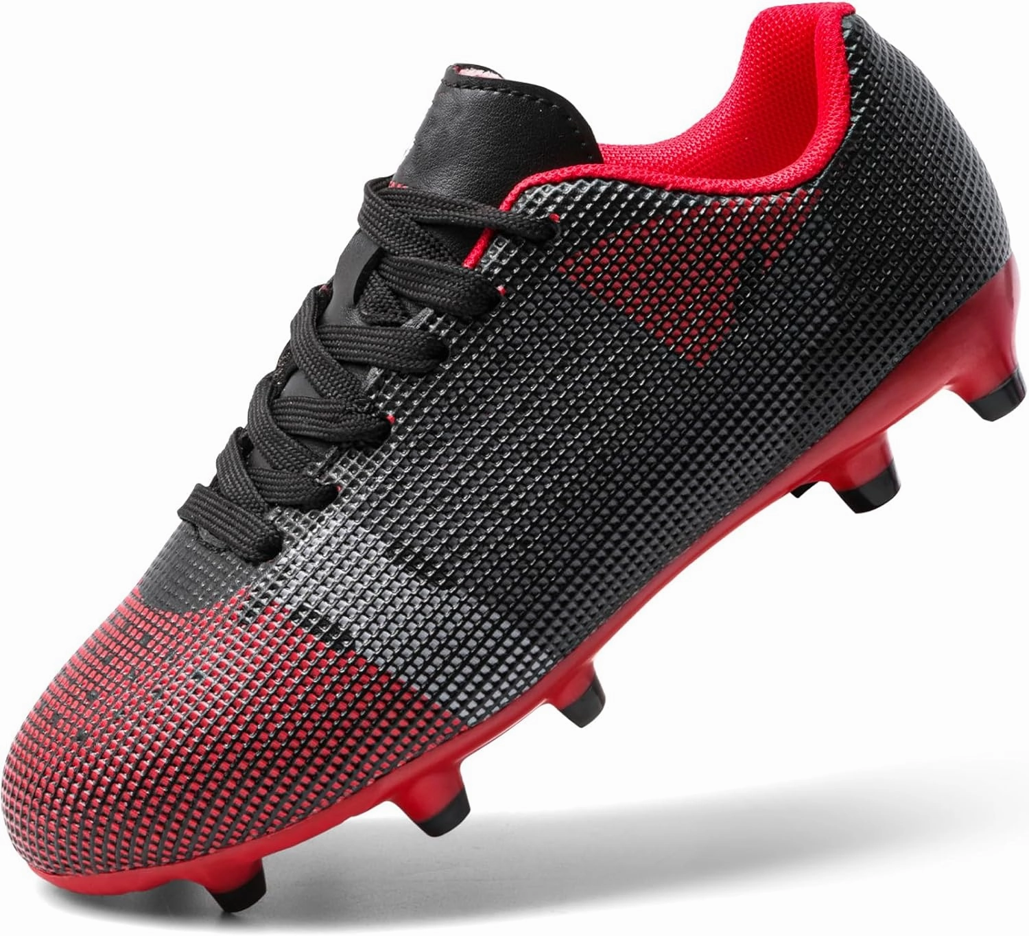DREAM PAIRS Boys Girls Soccer Cleats Youth Firm Groud Athletic Outdoor Trainning Football Shoes for Little/Big Kid
