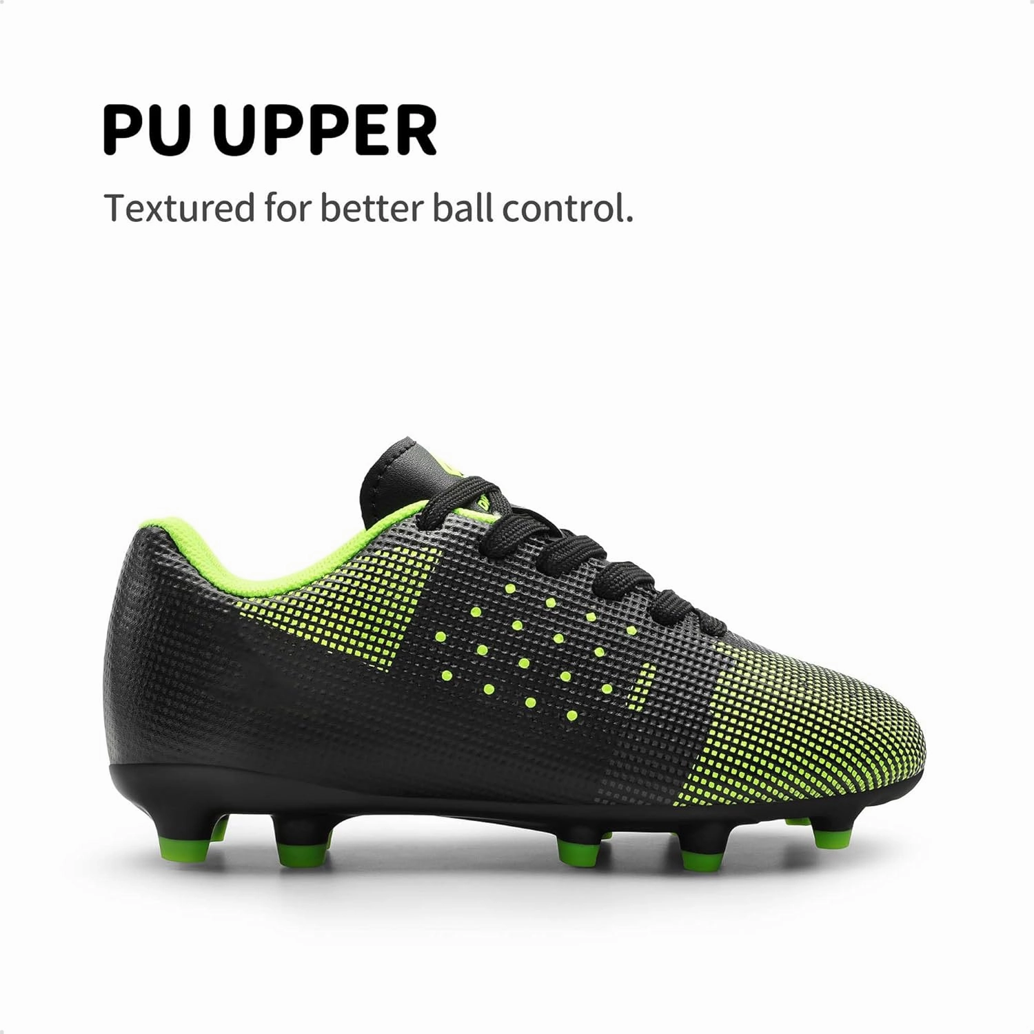 DREAM PAIRS Boys Girls Soccer Cleats Youth Firm Groud Athletic Outdoor Trainning Football Shoes for Little/Big Kid