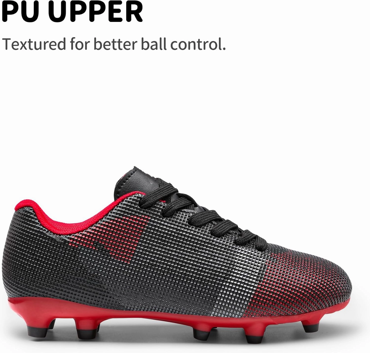 DREAM PAIRS Boys Girls Soccer Cleats Youth Firm Groud Athletic Outdoor Trainning Football Shoes for Little/Big Kid