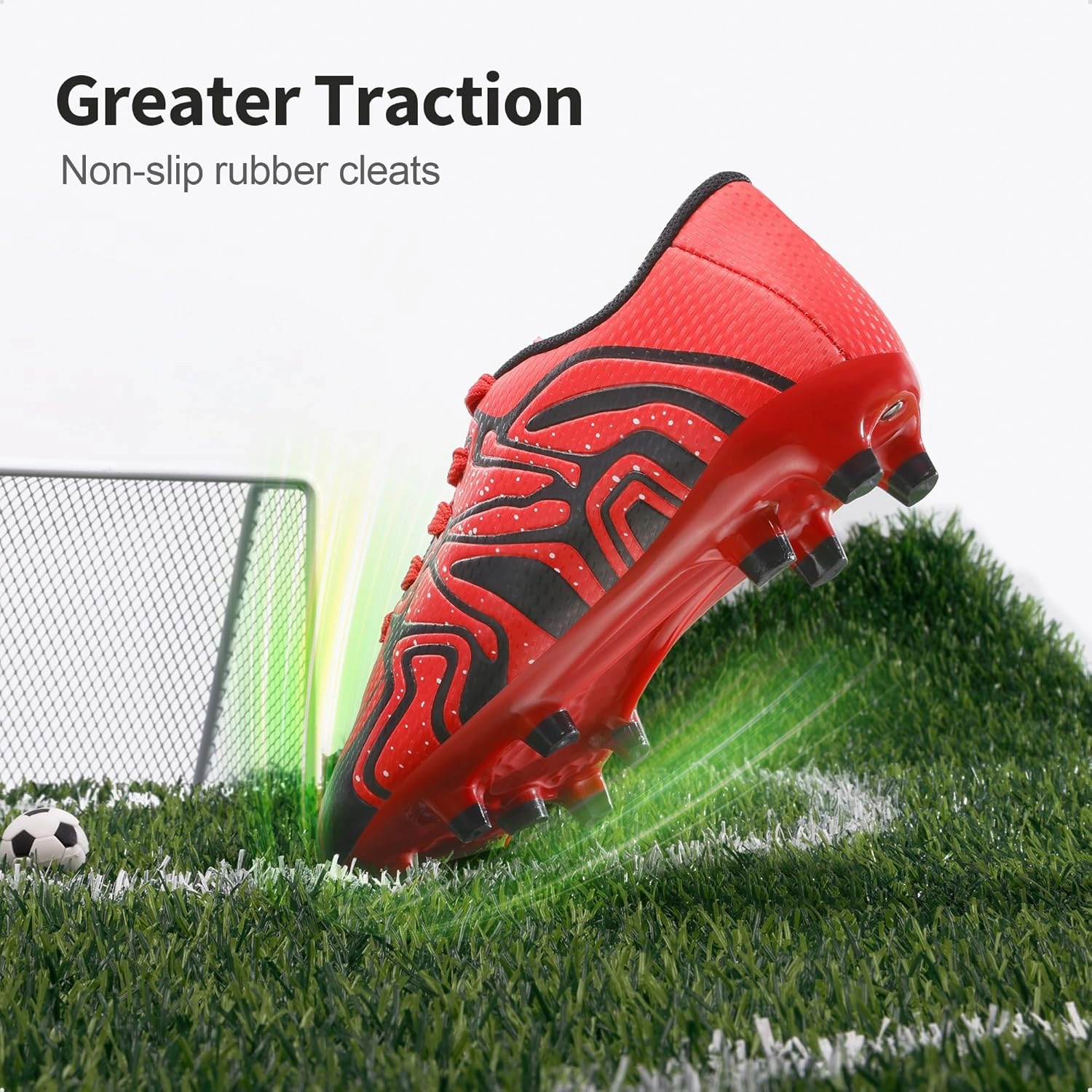 DREAM PAIRS Boys Girls Soccer Cleats Youth Firm Groud Baseball Cleats Sport Athletic Outdoor Trainning Football Shoes for Little/Big Kid
