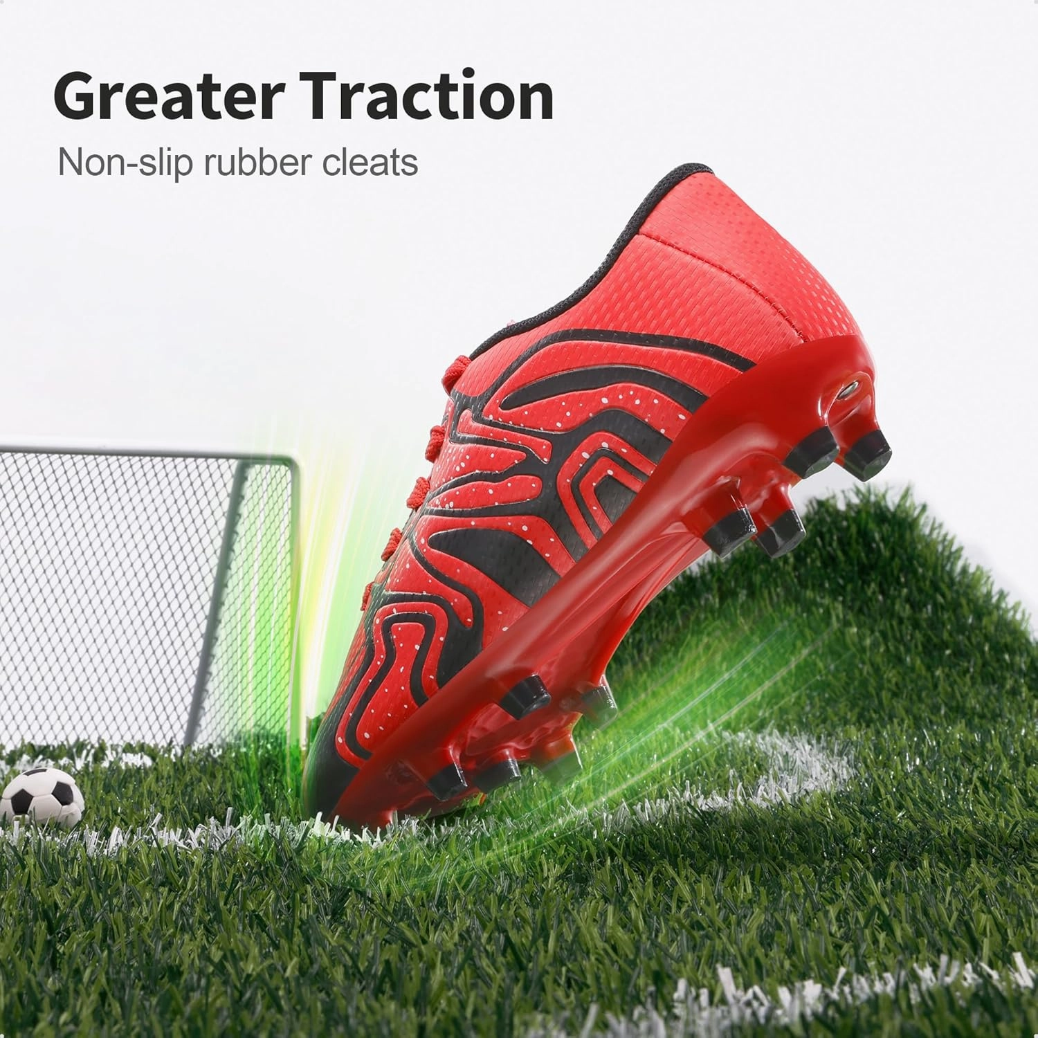 DREAM PAIRS Boys Girls Soccer Cleats Youth Firm Groud Baseball Cleats Sport Athletic Outdoor Trainning Football Shoes for Little/Big Kid