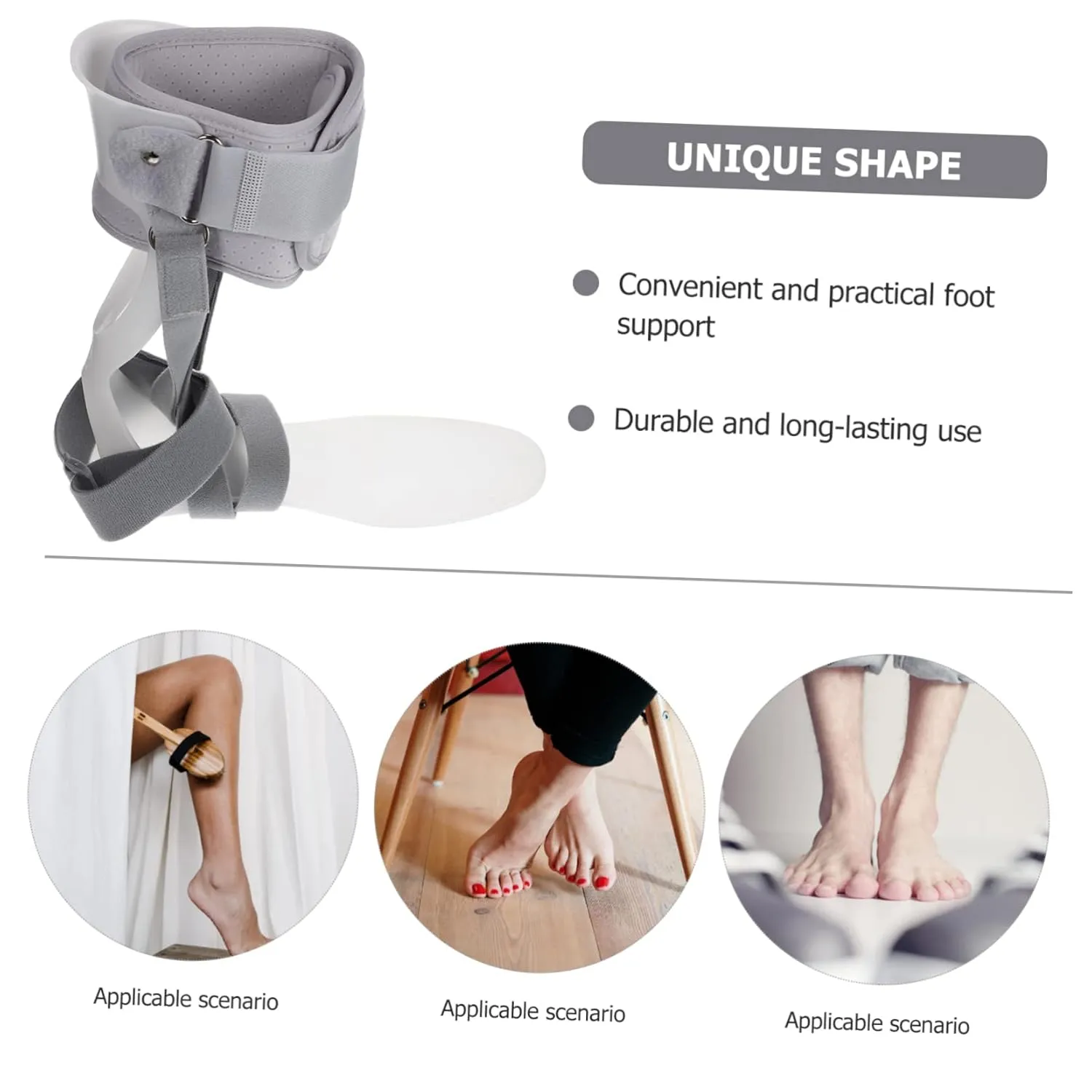 Drop Foot Corrector Brace Foot Varus Orthotic for Women Ankle Brace for Foot Drop