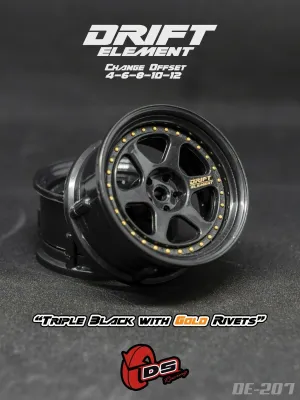 DS Racing Drift Elements 2 Wheel Set 2pcs - DE-207