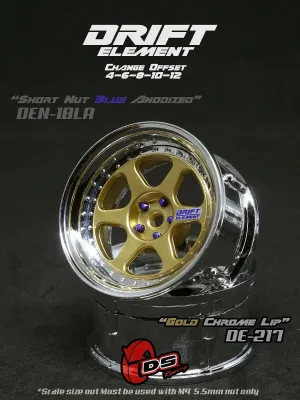 DS Racing Drift Elements 2 Wheel Set 2pcs - DE-217