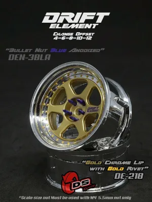 DS Racing Drift Elements 2 Wheel Set 2pcs - DE-218