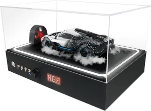 Dyno Racing Functional Display Case with Light and Smoke for 1:24, 1:32 Diecast Model Cars and Motorcycles, Adjustable Dynamic Roller, Turbo Fan for Race Car Gift for Adults/ Kids 6 