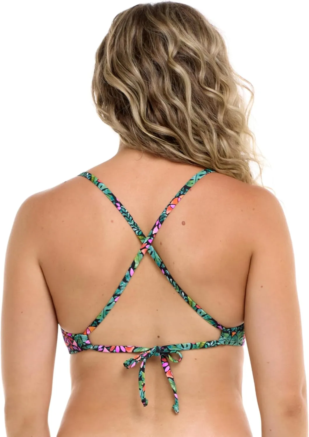 EIDON Women's Standard Tory Soft Molded Cup Bralette Bikini Top Swimsuit