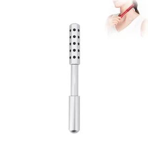Elarique Face Roller, Glow Sculpting, Beauty Roller, Facelift Pro Rollers, Uplifting Facial Massaging Beauty Tool, Germanium Stones Face Tool, For Up Lifting And Skin Care (1pcs,silver)