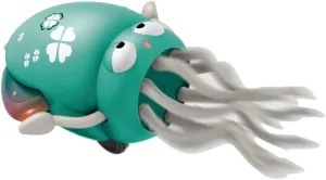 Electric Magic Dancing Octopus Toys, Crawling Baby Toy, Infant Tummy Time Toys 3 4 5 6 7 8 9 10 11 12 Babies Toy with LED & Music Stress Relief Gift, Interactive Fun, Floor Games(Green)