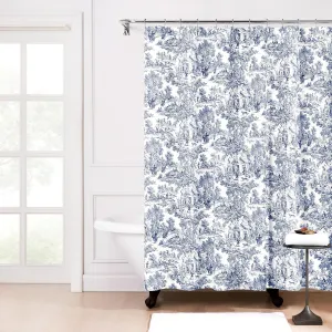 Ellis Curtain Victoria Park, Shower Curtain, Blue 72.00" x 70.00"