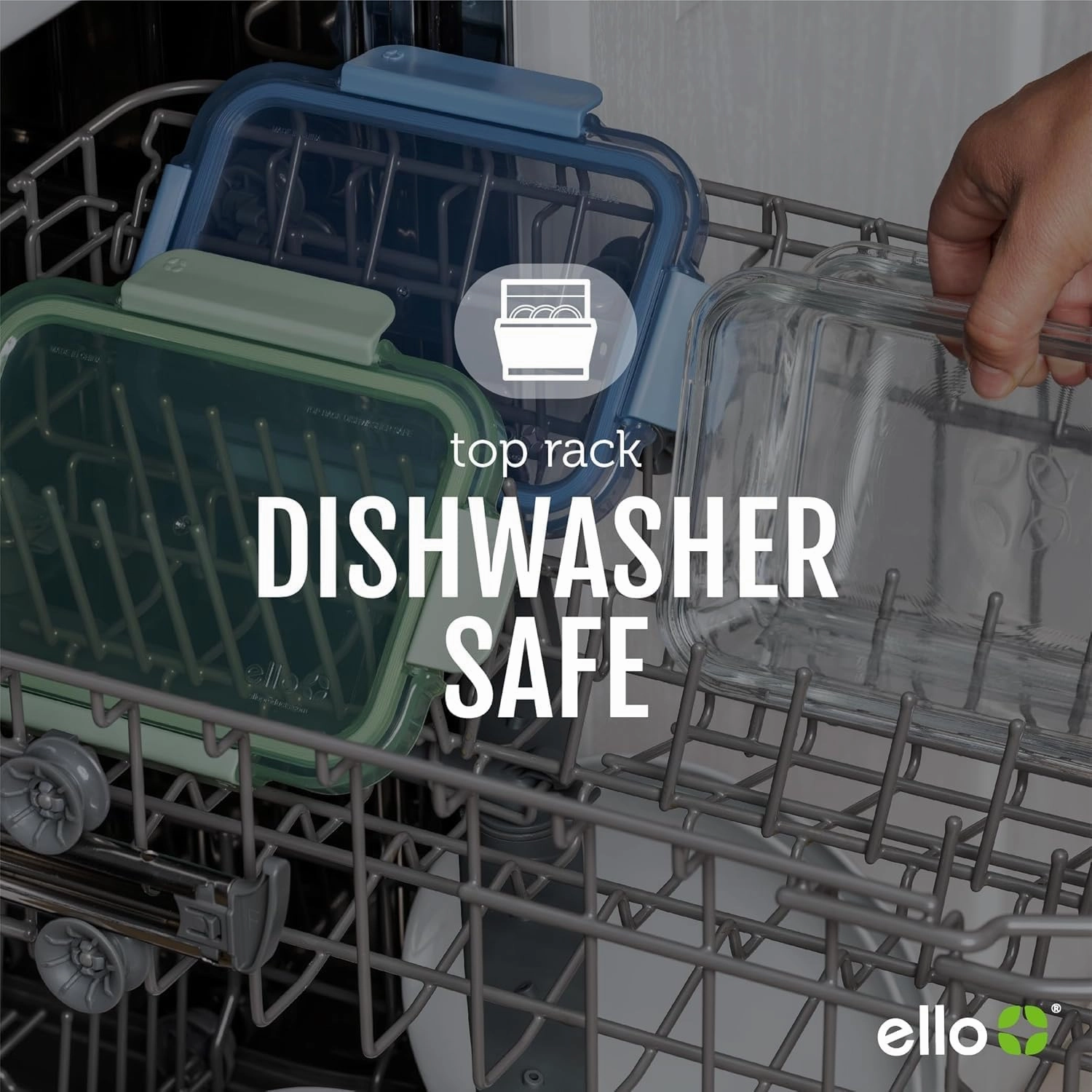 Ello Color Lock 8PC Mixed Glass Food Storage Sets, Leak-Proof Glass Food Storage Containers with Airtight BPA-Free Plastic Lids, Dishwasher, Microwave, and Freezer Safe, Purple Rain