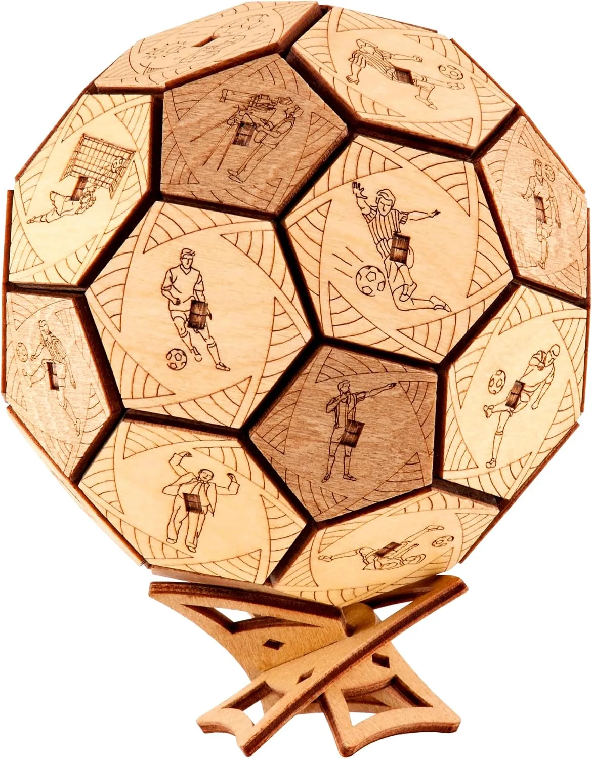 ESC WELT Quest Ball Secret Box - 3D Escape Room Game - Wooden Brain Teaser for Adults & Teens - Ingenious Puzzle with Hidden Compartment - Interactive Family Game