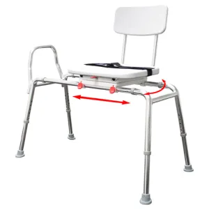 Extra Long Swivel Sliding Transfer Bench