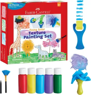 Faber-Castell Young Artist Texture Painting - Painting Set for Kids Ages 5 , Toddler Art Supplies (Packaging May Vary)
