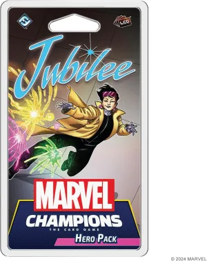Fantasy Flight Games Marvel Champions The Card Game Jubilee Hero Pack - Superhero Strategy Game, Cooperative Game for Kids and Adults, Ages 14 , 1-4 Players, 45-90 Minute Playtime