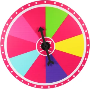 FAVOMOTO Fortune Wheel Classroom Boys and Girls Prize Wheel Party Supply