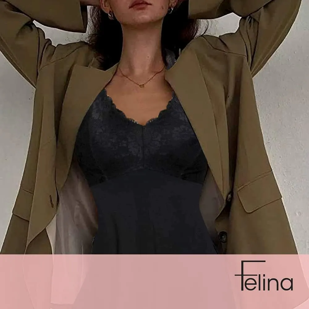 Felina Silky Soft Chemise w/Lace by Unique Moments