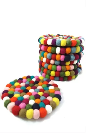 Felt Ball Trivets