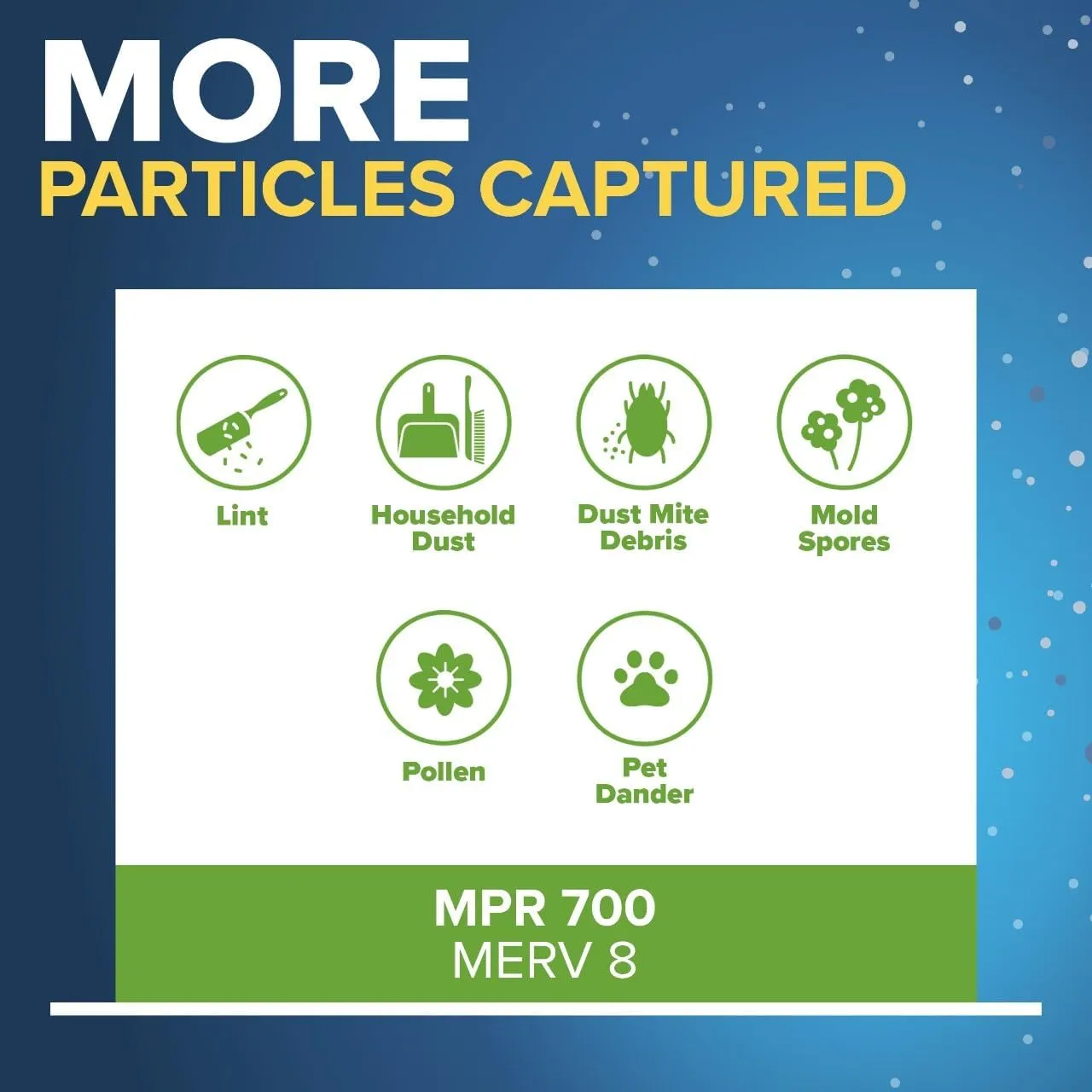 Filtrete 17.5x22x1 AC Furnace Air Filter, MERV 8, MPR 700, Tough on Pollen, Easy on Airflow, 3-Month Pleated 1-Inch Electrostatic Air Cleaning Filter, 4-Pack
