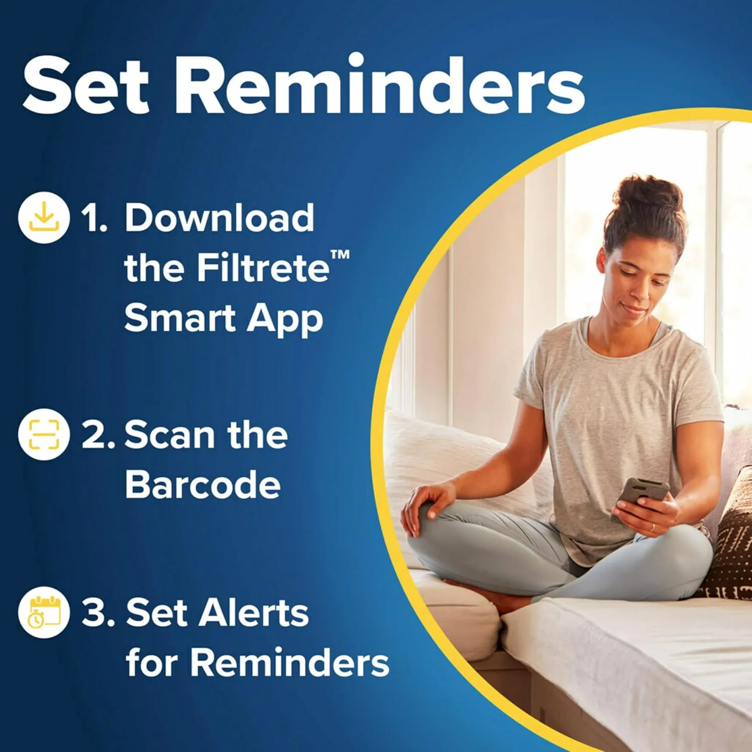 Filtrete 17.5x22x1 AC Furnace Air Filter, MERV 8, MPR 700, Tough on Pollen, Easy on Airflow, 3-Month Pleated 1-Inch Electrostatic Air Cleaning Filter, 4-Pack