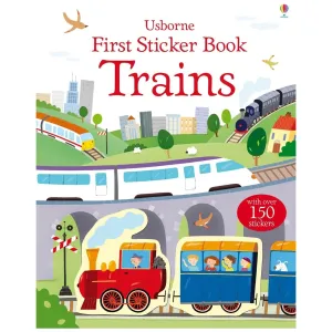 First Sticker Book Trains