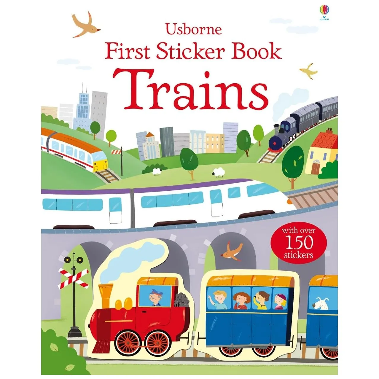 First Sticker Book Trains