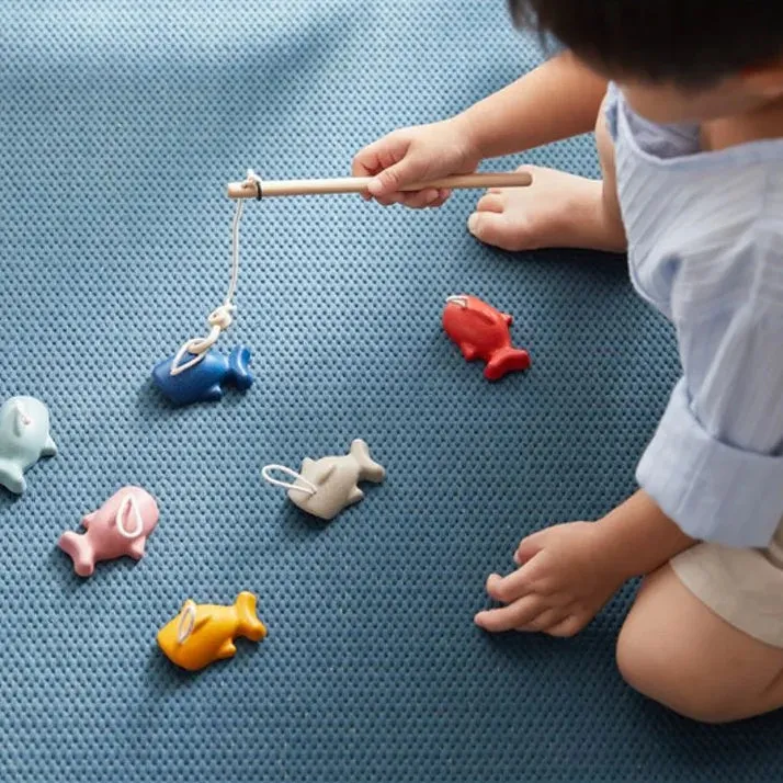 Fishing Game Kids Sustainable Wood Toy Set
