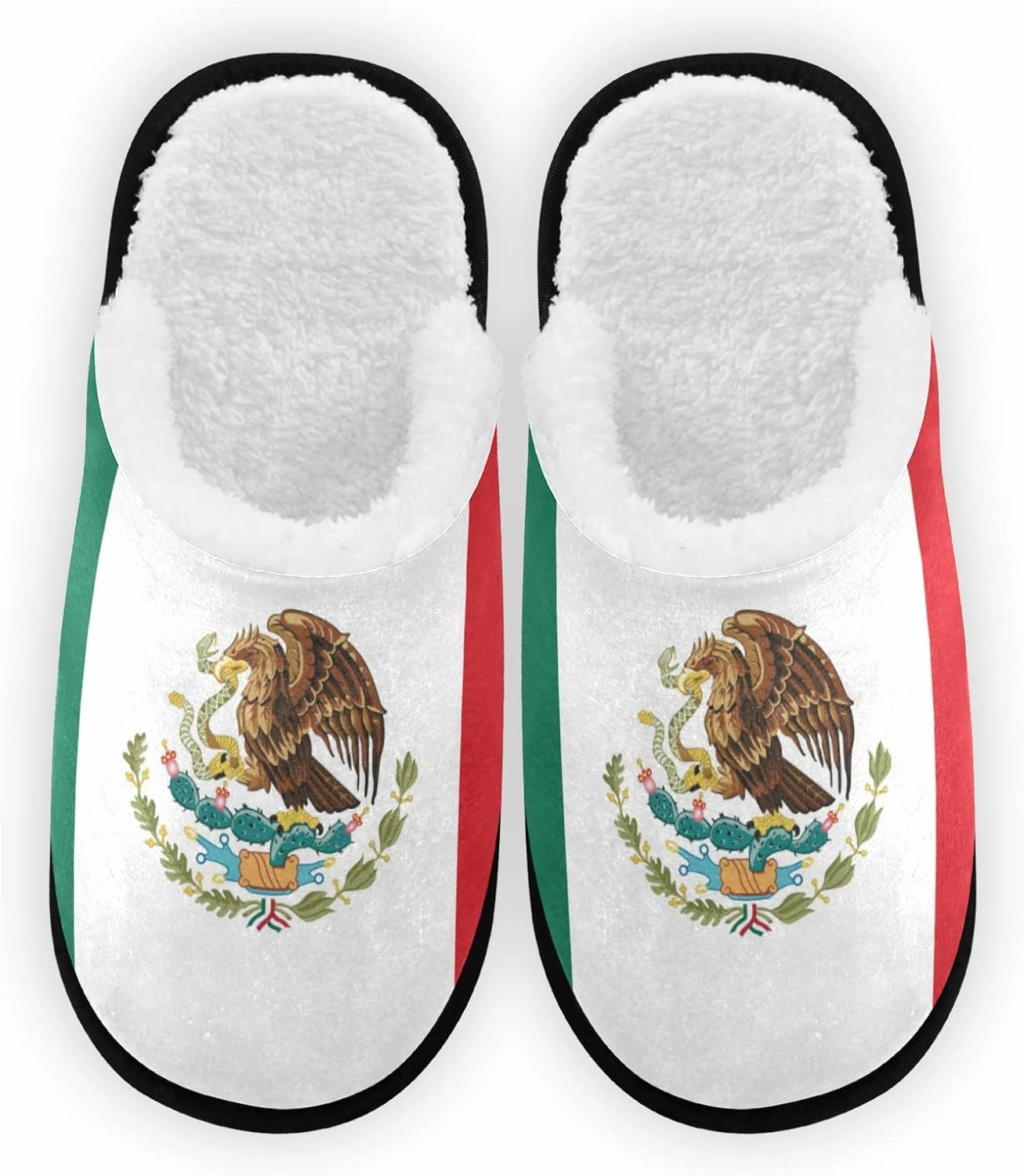 Fisyme Slippers Soft Non-Slip Indoor House Slippers Home Shoes For Bedroom Hotel Travel Spa