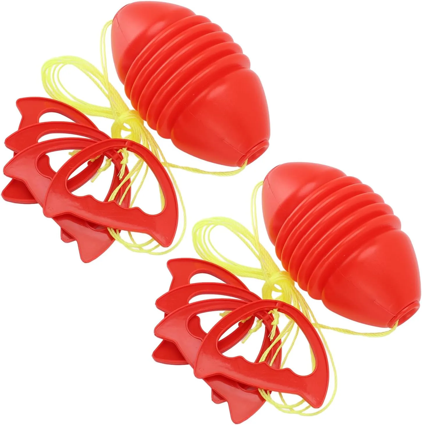 Fitness Sliding Zoom Ball Game Toy for Outdoor Play, Red Double Player Bilateral Coordination Sliding Pulling Ball Game Toy, Sliding Zoom Ball Red Shuttle Pulling Toys Bilateral Coordination Pull Game