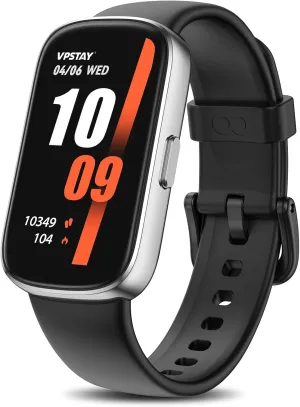 Fitness Tracker Watch with 24/7 Heart Rate Sleep Blood Oxygen Monitor, IP68 Waterproof Smart Watch, Step Calorie Counter Pedometer Health Activity Trackers and SmartWatches for Men Women